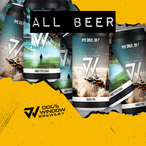 montage of beer cans