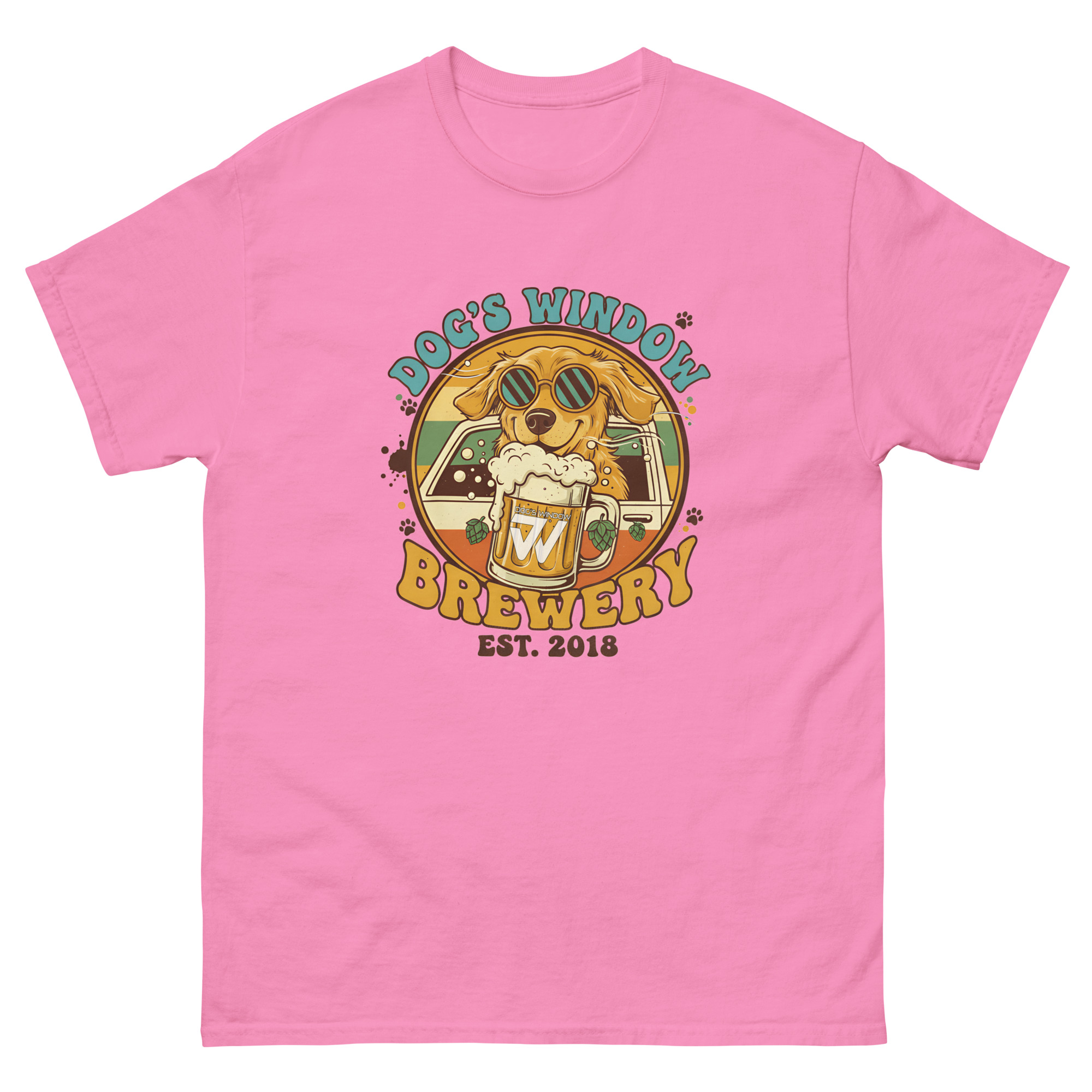 Dog in car window T-shirt - Image 14