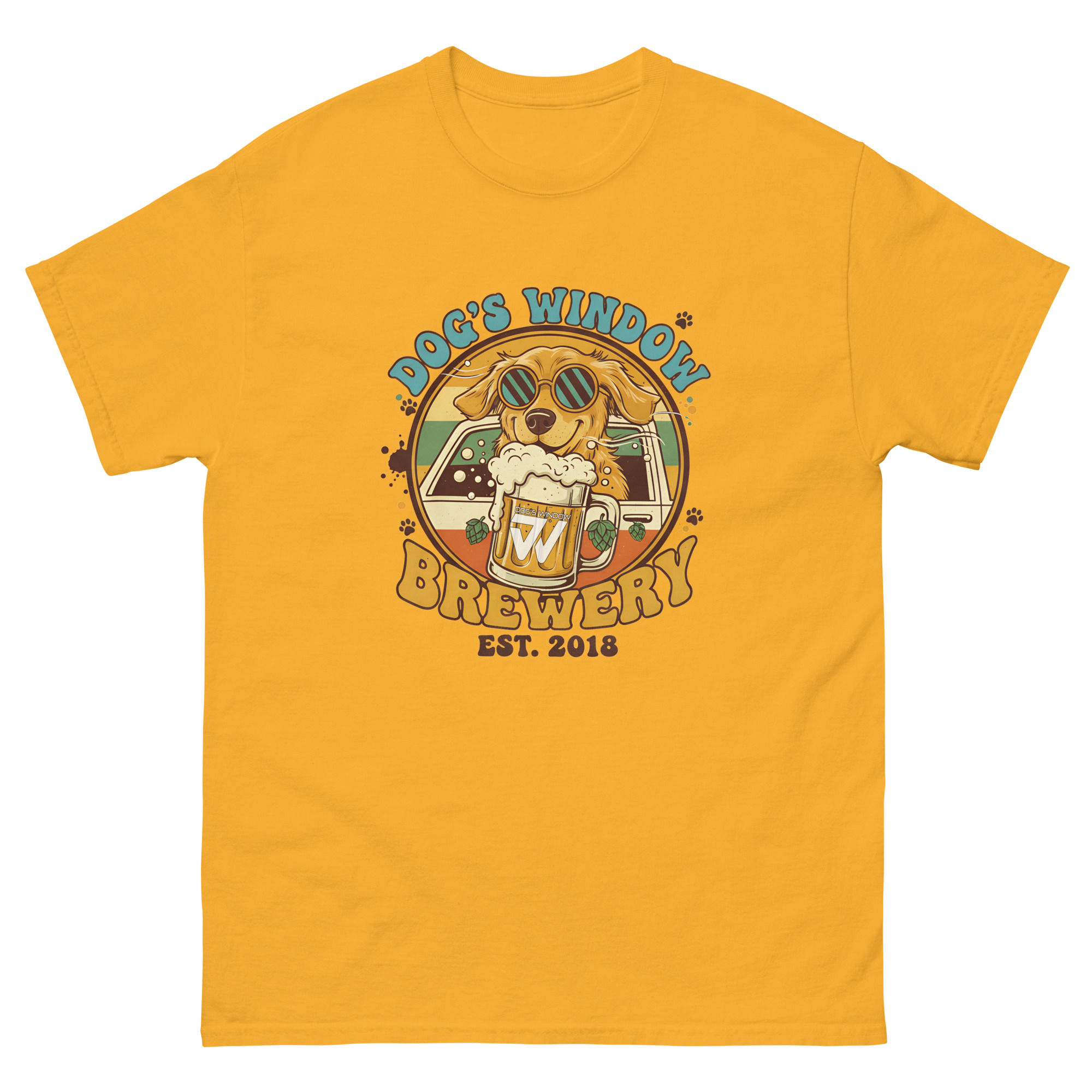 Dog in car window T-shirt - Image 16