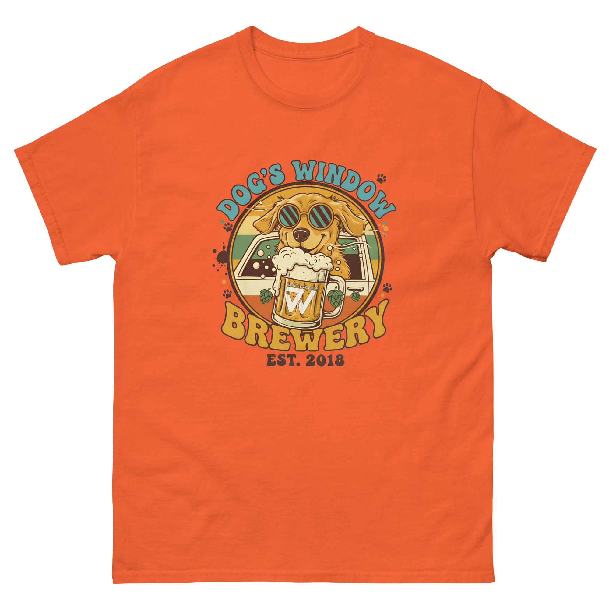 Dog in car window T-shirt - Image 12